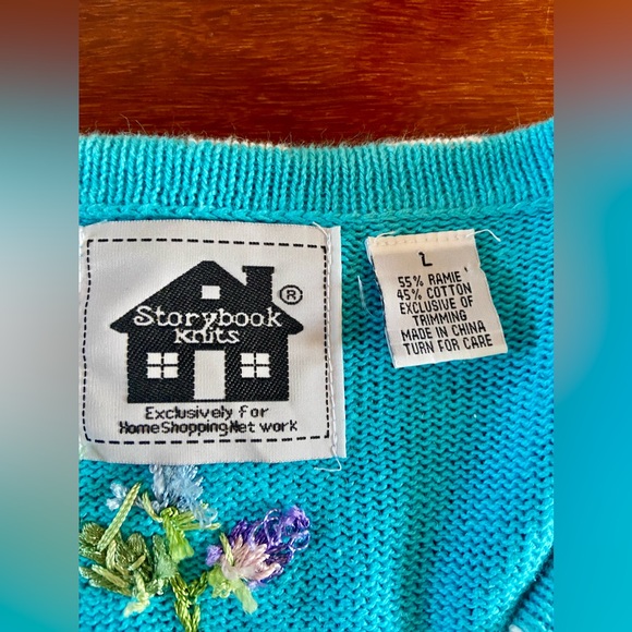 Storybook Knits unique cardigan sweater Cotton Blend - Picture 13 of 13